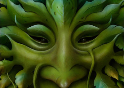 Green Man Detail 1