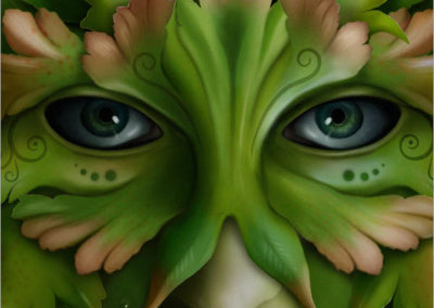 Green Woman Detail 1